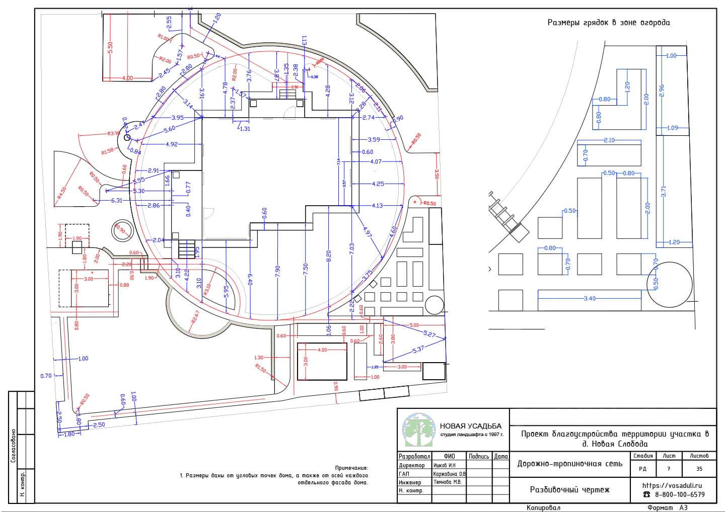 Проект участка 10-20 соток. Страница- 7