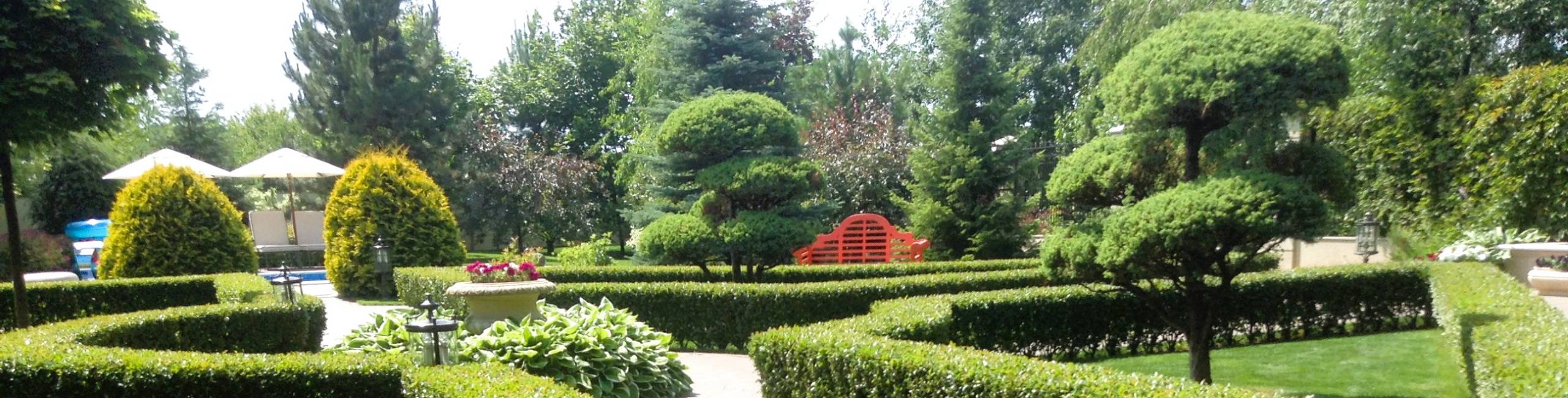 Сад в регулярном стиле