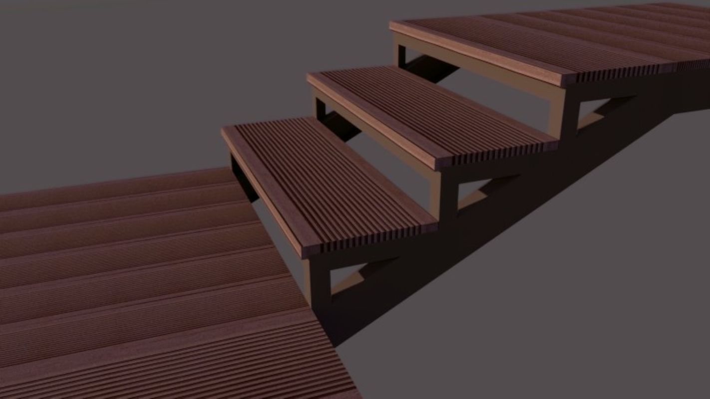 декинг из террасной доски