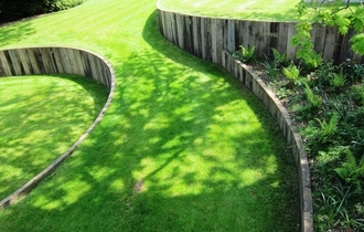 Ландшафтный проект участка с уклоном