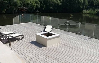 Строительство террасы на набережной